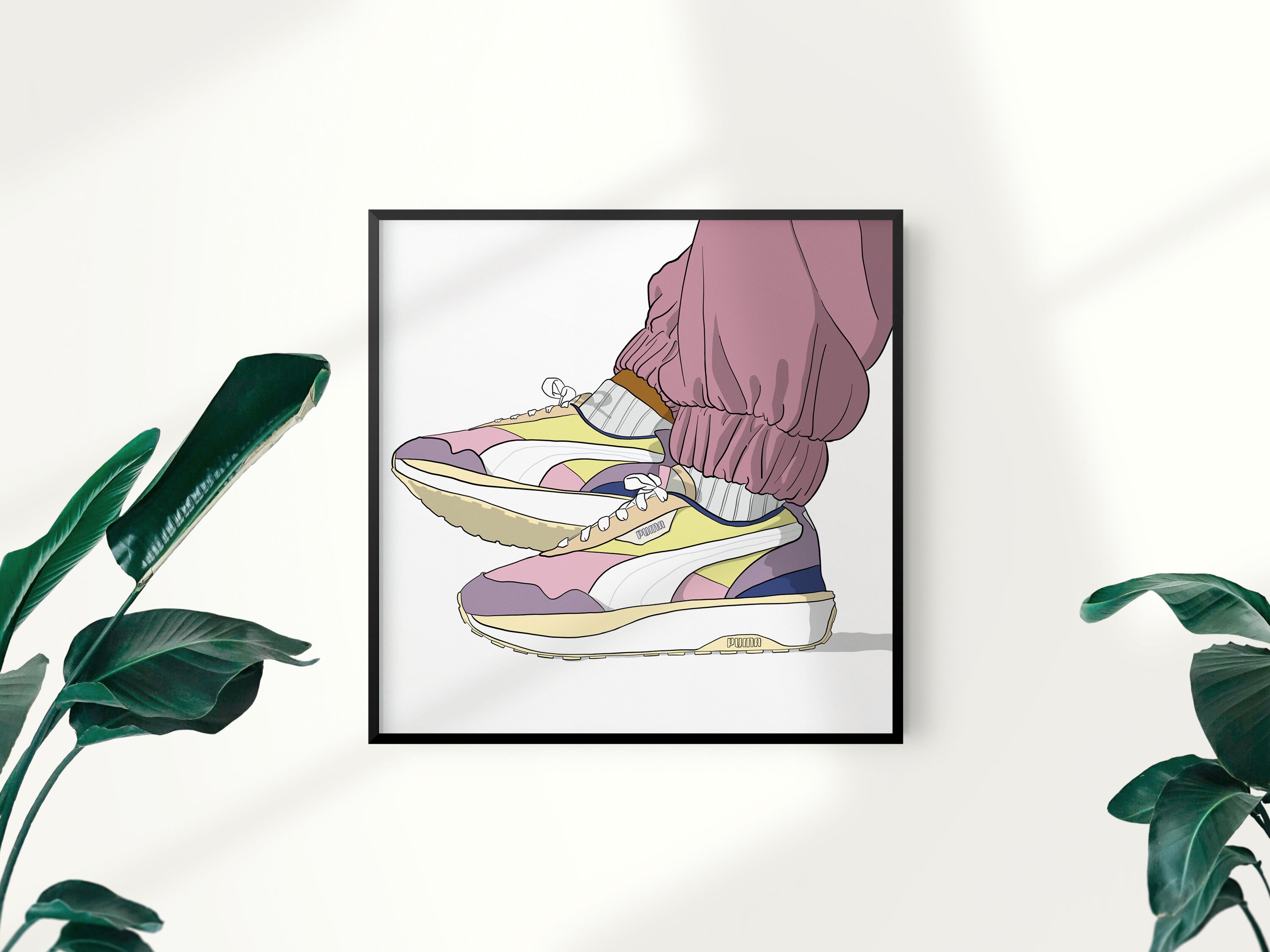 Purple puma prints hot sale
