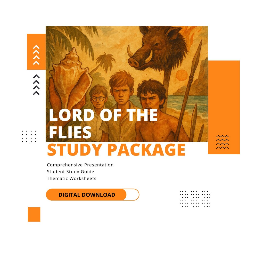 Lord of the Flies Powerpoint Presentation Pack (digital Download ...