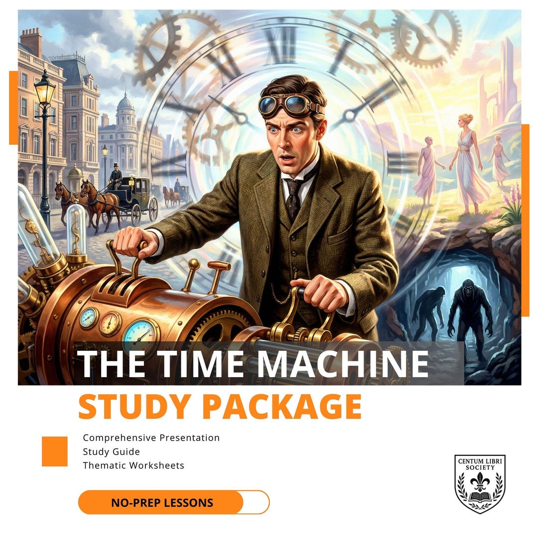 THE TIME MACHINE Powerpoint Presentation Pack (digital Download: Slides ...