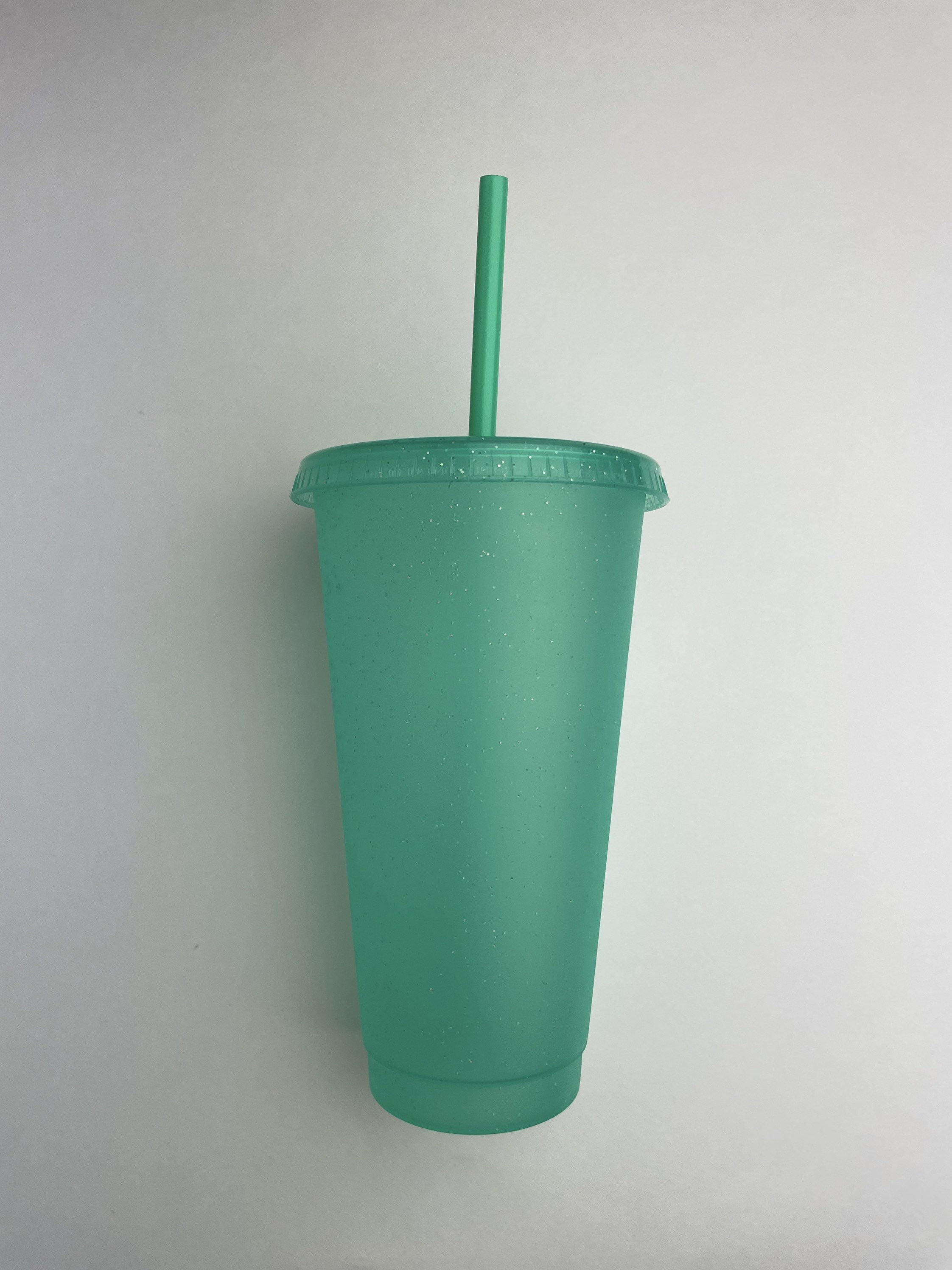 Set of 5 Clear Frost Reusable Cold Cups, Cold Cups With Lid and Straw, Bulk Plastic  Cups, Cup Supplier, Vinyl Crafts 