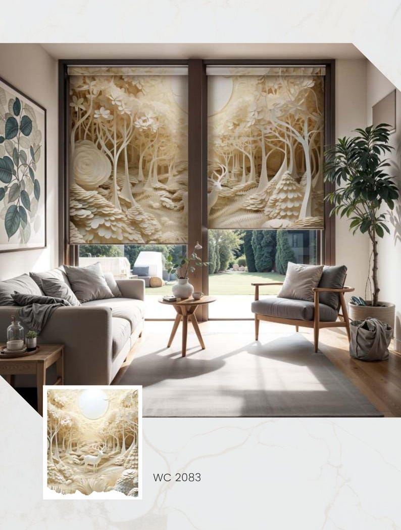 Transform your outdoor spaces with our durable Deer Exterior Roller Blinds, designed to provide shade, privacy, and a stylish look while protecting against sunlight and weather perfect for patios or balconies.