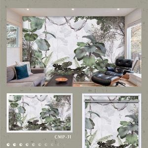 Jungle Wallpaper: Removable Tropical Forest, Peel and Stick