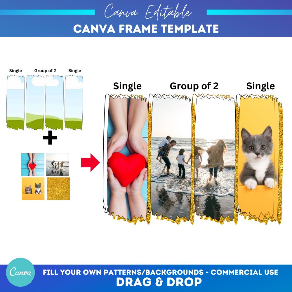 Brush Stroke Frame | Brush Stroke Designs Your Own | Drag and Drop ...
