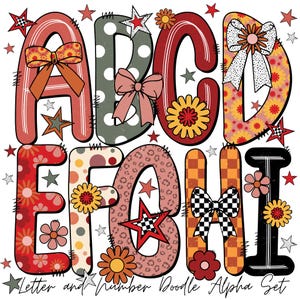 Alfabeto floral boho Mama PNG | Carta para o Dia das Mães | Doodle Alfa de flores | fonte alfa inspiradora | gentileza | afirmação de saúde mental