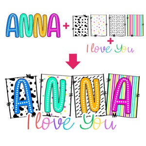 Alfabeto de dálmata de punto de neón con fondo colorido Png, punto dálmata personalizado, letras del alfabeto de puntos png, paquete de letras de puntos png