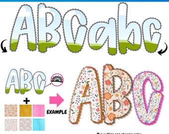 Lace Border Alphabet | Preppy lace Canva alpha template | Canva Frame |  Lace Canva Doodle Letters | Canva Frame Monogram | Canva Letters