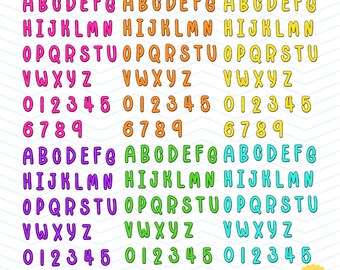 Star Bright Spotty Doodle Alphabet Letters, Doodle Dalmatian Dots