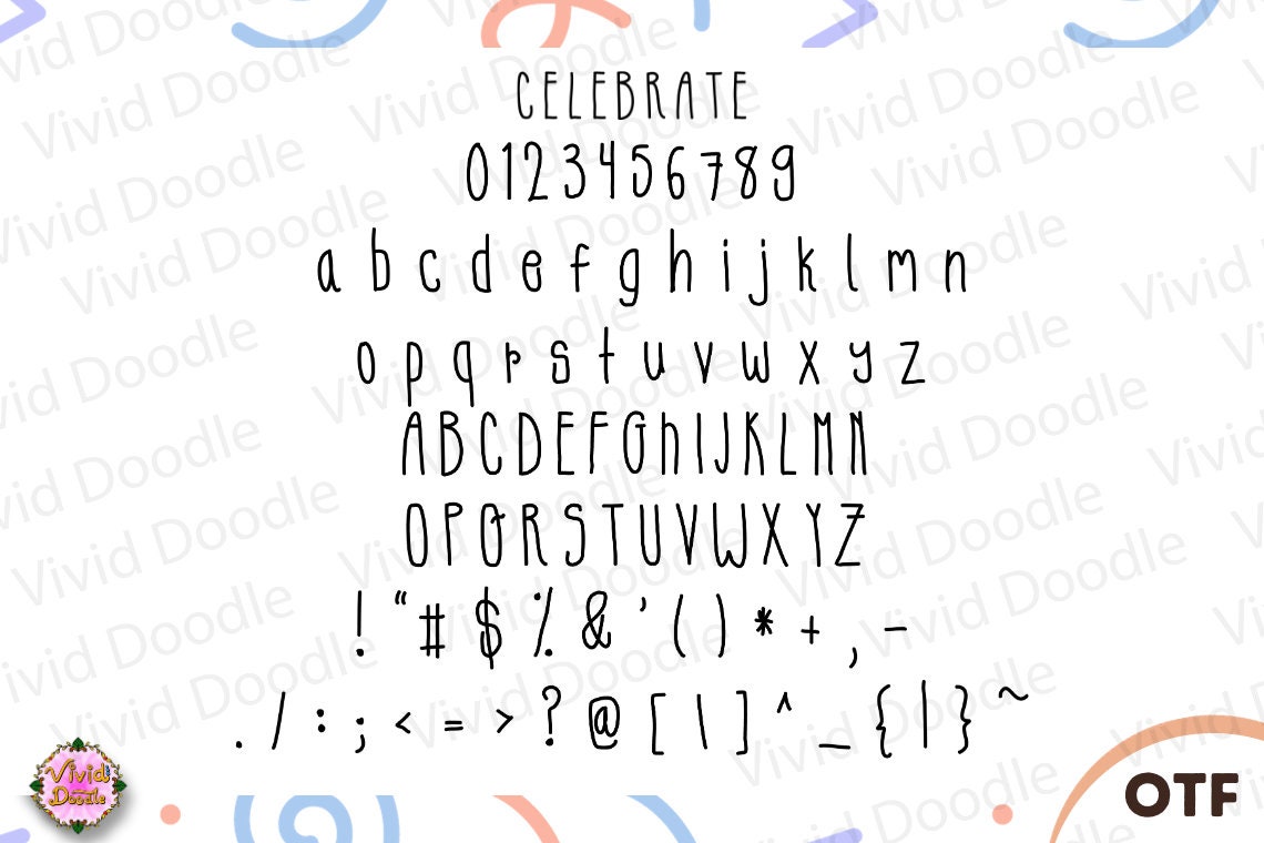 Celebrate Font Procreate, Letter Fonts Procreate Designer Fonts ...