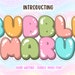 Bubble Maru Font Procreate, Letter Fonts Procreate Designer Fonts ...