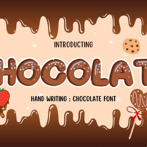 Chocolate Font procreate, letter fonts procreate designer fonts, wedding cricut fonts, scripted fonts