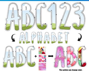 Canva frame alphabet template | Editable Canva template Doodle Letter Frame | Customizable Drag & Drop Frames | Fillable letter template