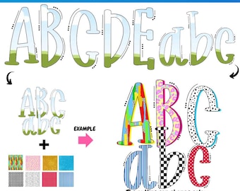 Canva letter frame school | Handwriting Canva frame png Alphabet | Drag and drop | Fill Template | Font Alphabet | Canva alpha fonts