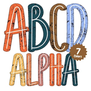 Grunge Scribble Lines PNG, Boho Color Palette, Distressed Doodle Alpha, Retro Doodle, Scribble Alphabets, White Center Line