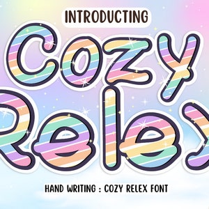 Cozy Relex Font procreate, letter fonts procreate designer fonts, wedding cricut fonts, scripted fonts
