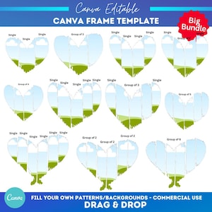 Cornice pennellate / disegni pennellate personalizzati / trascina e rilascia / crea il tuo png / cornice pennellate / pennellate Canva