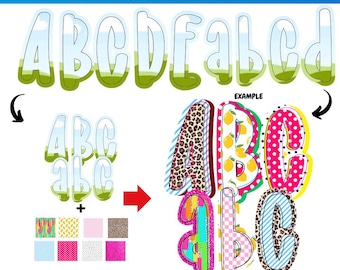 canva font frames lowercase and uppercase Template | Sublimation | Fill in Font Alphabet | Canva Frame Doodle | Canva alpha fonts