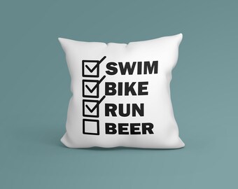 Beer Ironman Swim Bike Run Triathlon Swim Bike Run Beer SVG Design