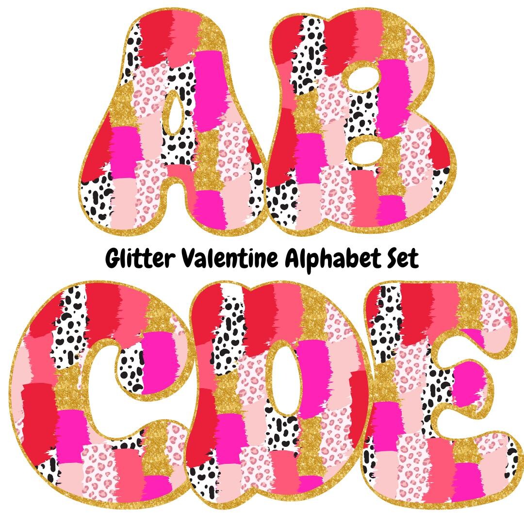Pink Glitter Valentines Day Png | Christian Valentines Png | Retro ...