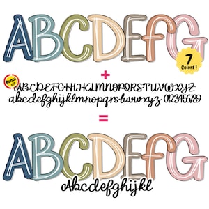 scribble lines png, Boho color palette, doodle alpha, Retro Doodle, Scribble Alphabets, white center line Sublimation Designs, Trendy Png