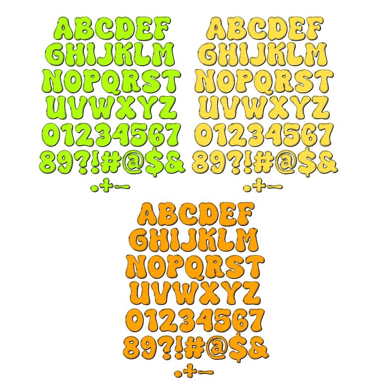 Neon Alphabet Png | Bright Alphabet Clipart Font | Colorful Letters ...