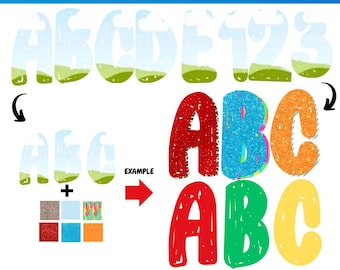 Back to school Canva Frame Template Alphabet Letters | Doodle Canva Frame | Fill in Font Alphabet | Canva Frame Doodle | Canva alpha fonts