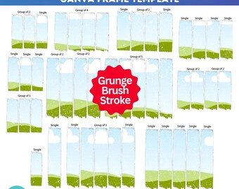 Grunge Brush stroke frame | brush stroke designs your own | drag and drop | Make your own png | paint stroke frame | Distressed brush stroke