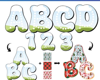 Dotted Editable Canva template Doodle Letter Alphabet Frame | Editable Font | Customizable Drag & Drop Frames | fillable letter template