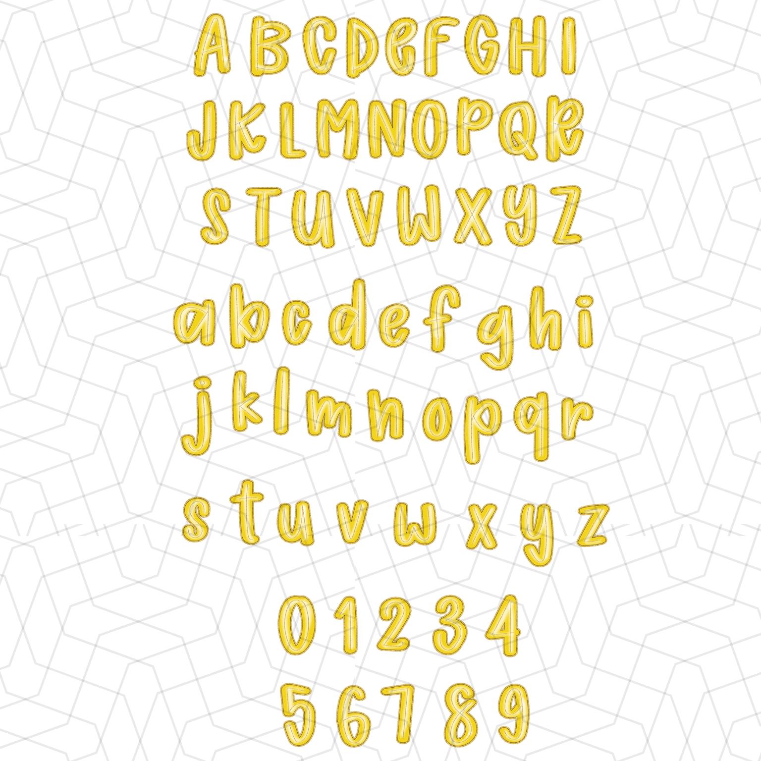 Preppy Mardi Gras Alphabet Png | Doodle Alpha Font Letter and Number ...