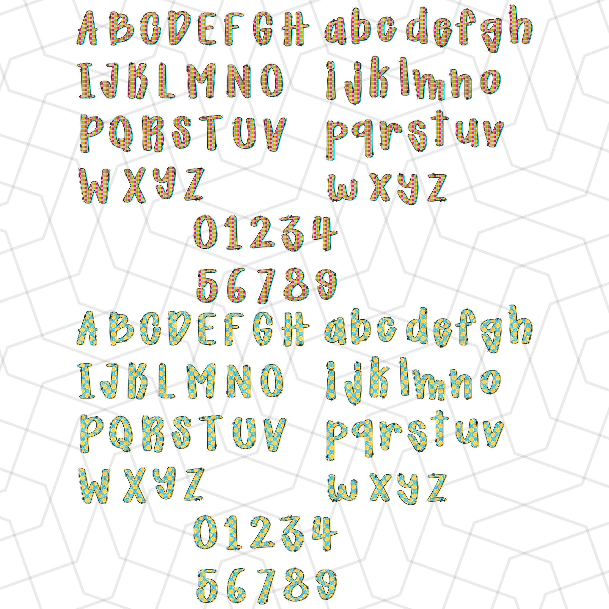 Preppy Summer Fruits Alphabet PNG | Summer Vibes Letter | Lemons ...