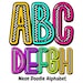 Bubble Maru Font Procreate, Letter Fonts Procreate Designer Fonts ...