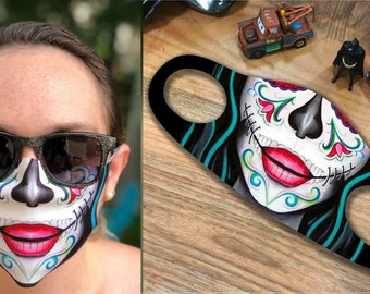 Day Of The Dead Mask Etsy