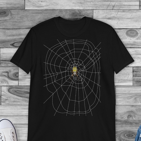 Wasp Spider T-Shirt, Argiope Bruennichi Shirt, Entomologist Tee, Entomology Gift, Insect Shirt, Bug Tee, Biologist Clothing, Cute Animals
