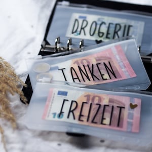 Aufkleber Finanzplaner | Umschlagmethode | Budgetplaner | Budget Book | Cash Envelope System für Budgetplanung