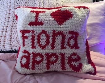 I love fiona apple crochet pillow pattern