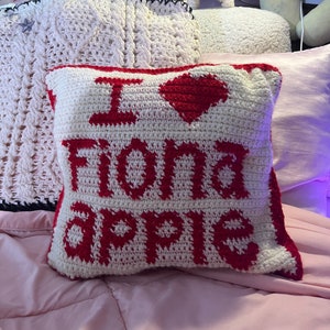 I love fiona apple crochet pillow pattern