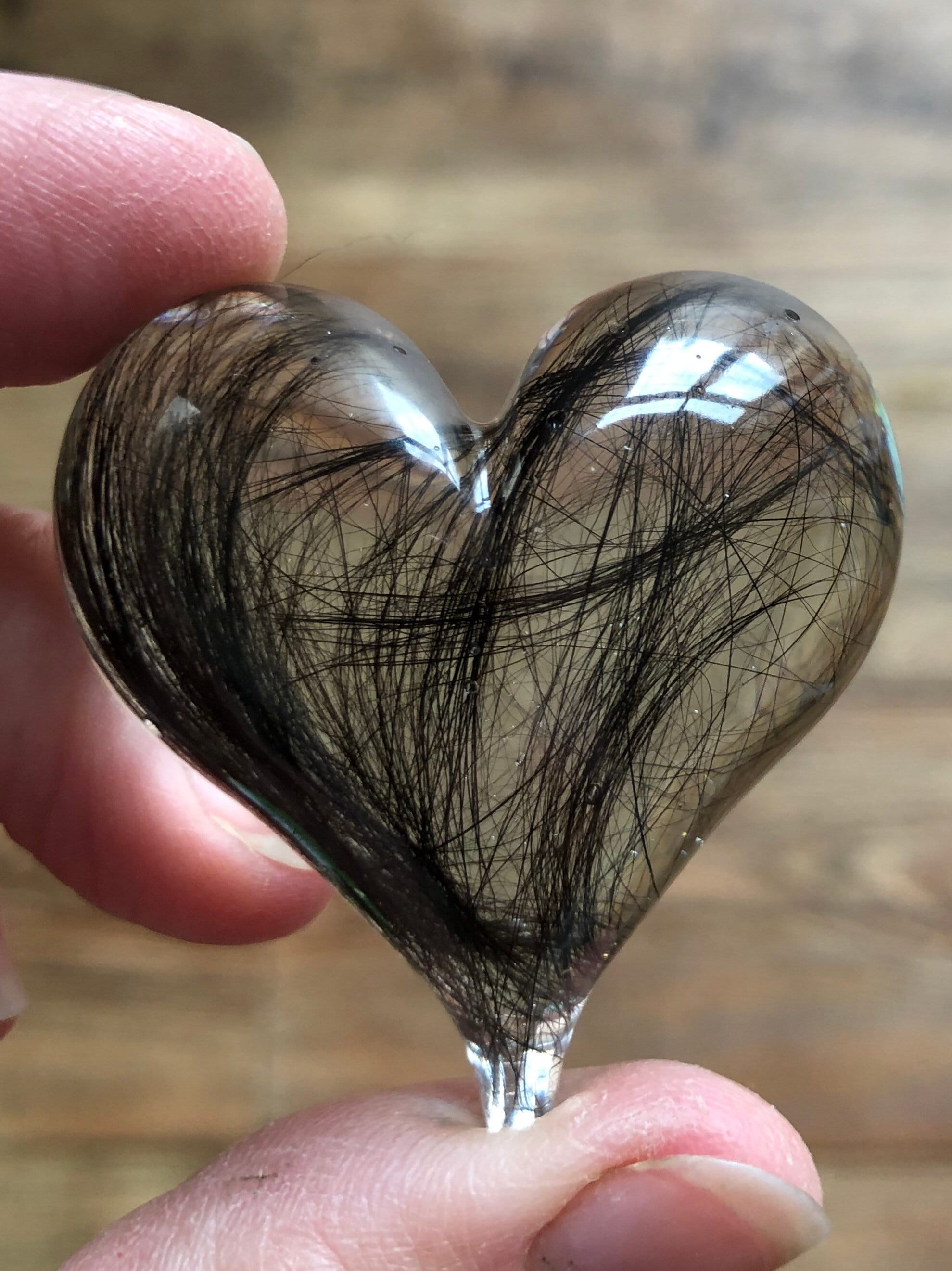 Pet or Human Hair Keepsake Memorial Handmade Heart Etsy UK