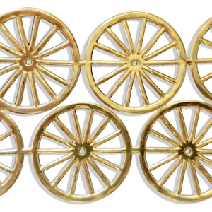 Räder Ø 3,2 cm aus Dresdner Pappe  6er Set