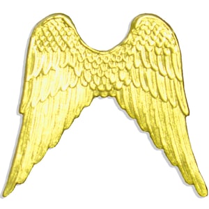 Paper Angel Wings - Embossed Gold Foil Die Cut Dresden Paper Wings