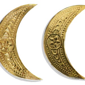 Sichel Halbmond aus Dresdner Pappe 7er Set