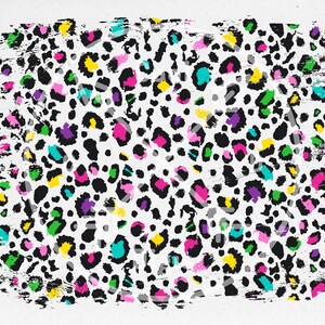 Distressed multicolor leopard print png Sublimation design, Background splash Grunge cheetah skin Sublimate download Digital tumbler design