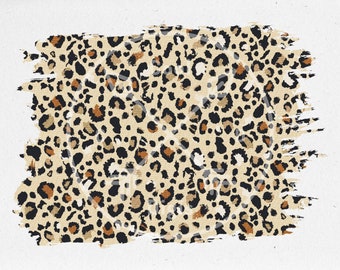 Distressed leopard print PNG Leopard sublimation design, Distressed  background splash Leopard grunge splashes Bleached sublimation design