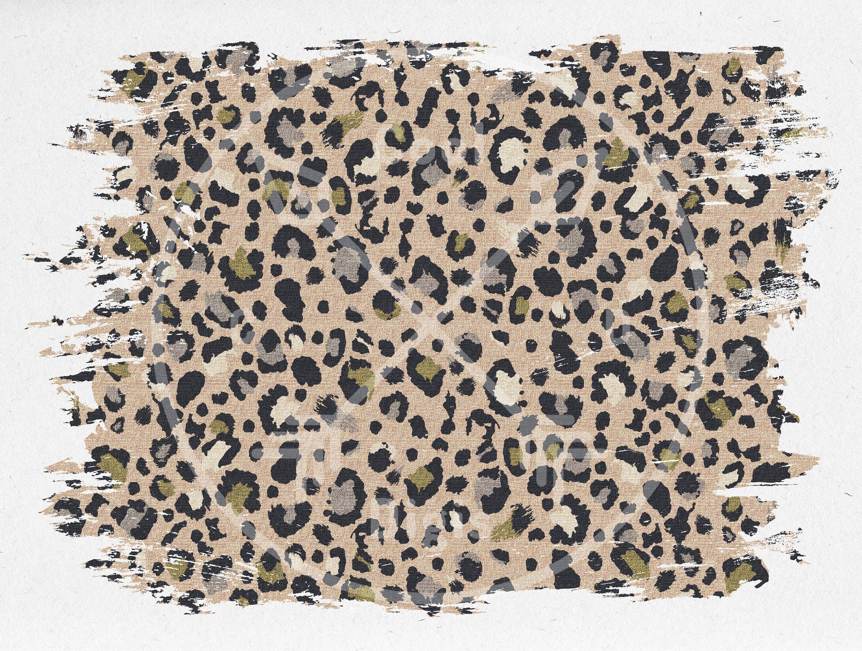Distressed Leopard Print Png Leopard 