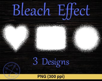 Bleach Effekt Bundle PNG - Bleached Design Sublimation Hintergrund, Digitaler Download, Bleached Effekt Patches, Bleach Overlay PNG