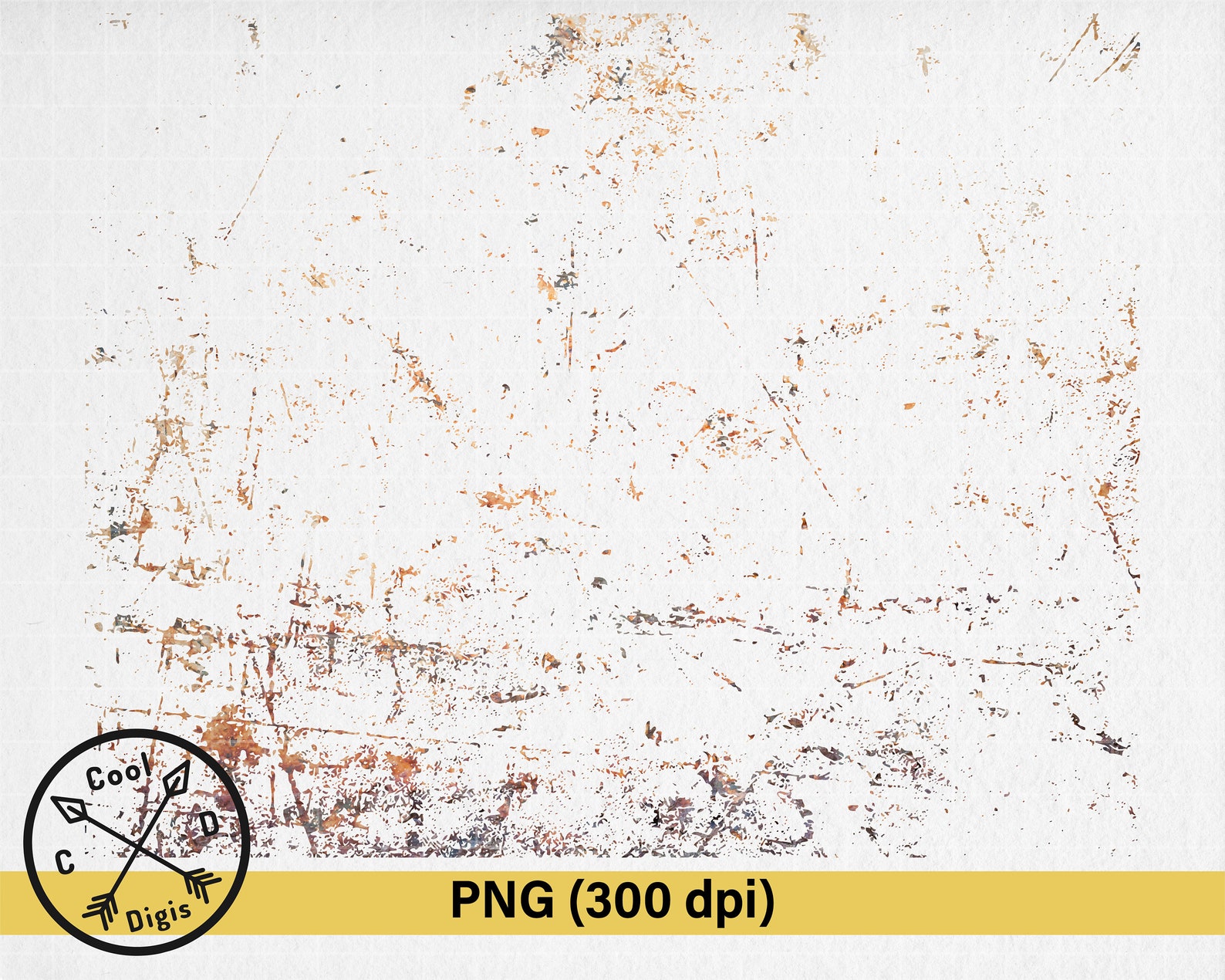 Grunge Rust Texture PNG Overlay Effect Light Brown Rusty - Etsy