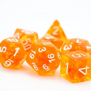 Satsuma Dice Polyhedral DnD Dice, Perfect for TTRPG image 4
