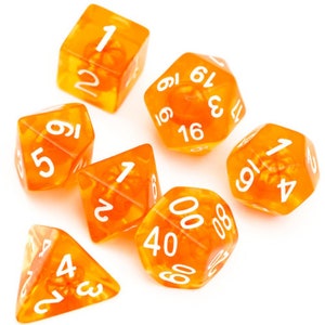 Satsuma Dice Polyhedral DnD Dice, Perfect for TTRPG image 3