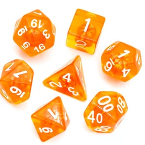 Satsuma Dice Polyhedral DnD Dice, Perfect for TTRPG image 2