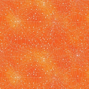 Orange Glowing Webs Glow in the Dark