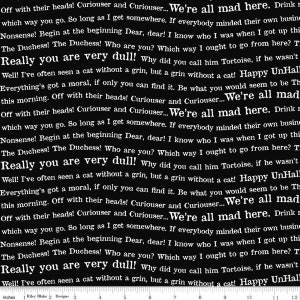 Mad Masquerade Wavy Words Black