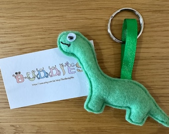 Diplodocus dinosaur key ring